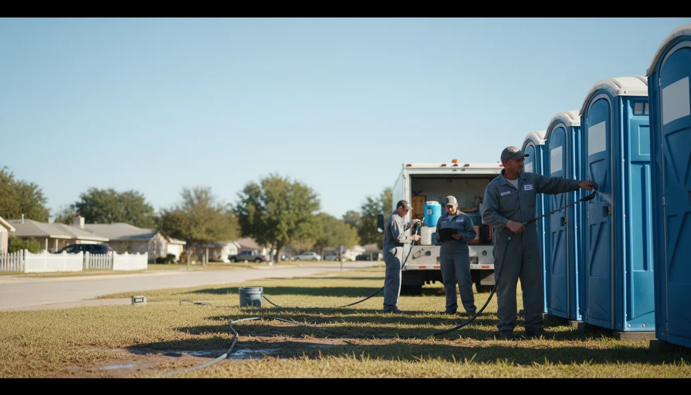 Long-Term Portable Toilet Rental in Oglesby, TX near me